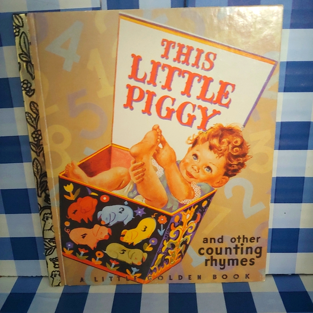 Vintage Little Golden "This Little Piggy and other Rhymes"